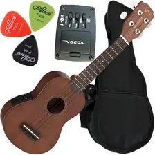 Kit Ukulele Elétrico Soprano Completo Vuk309 Foto mini 1