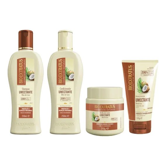 Kit Umectante 4 Produtos Bio Extratus - 250ml Foto 1