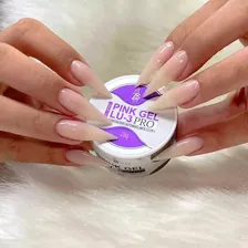 Kit Unhas De Gel Piu Bella Pink Gel Lu3 Preparador Gel Base Cor Gel Pink Foto mini  2