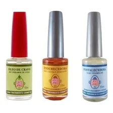 Kit Unhas Fracas Fortalecedor+endurecedor+ Óleo Casco Cavalo Foto  mini 1