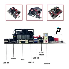 Kit Upgrade Core I3 + Placa Mãe Lga 1155 + 8gb Ddr3 Cor Preto Foto mini 4