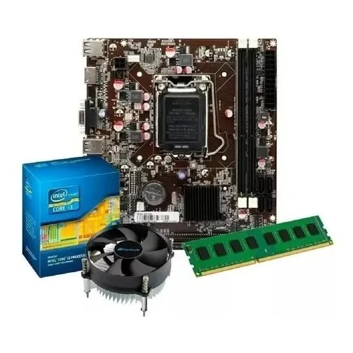 Kit Upgrade Core I5 650 +placa Mãe H55 1156+8gb Ddr3 +cooler Cor Preto Foto 1
