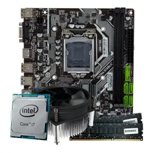 Kit Upgrade Gamer + Intel Core I7 + Placa Mãe + 16gb Ddr3 Cor Preto Foto  mini 1