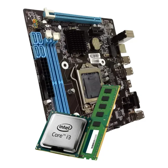 Kit Upgrade I3 2100 Memória Ram 8gb Cooler + Placa Mãe H61 Foto 1