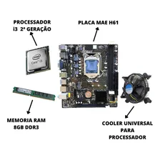 Kit Upgrade I3 3220 + Placa H61 + 8gb Ddr3 Foto mini 3