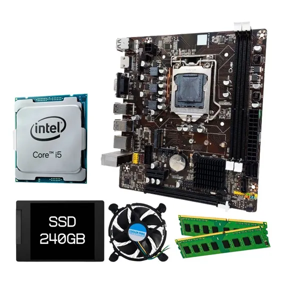 Kit Upgrade I5 3470 + Placa H61 + 16gb Ddr3 + Ssd 240gb Foto 1