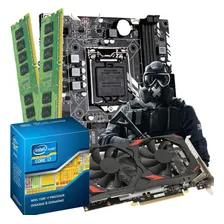 Kit Upgrade Intel Core I7 2600k H61 E 16gb Ram + Rx 580 8gb Cor Preto Foto mini 1