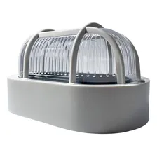 Kit Utron 5 Luminárias Arandela Tartaruga Parede Externa Cor Branco Foto mini 2