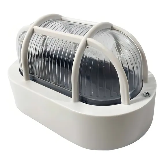 Kit Utron 5 Luminárias Arandela Tartaruga Parede Externa Cor Branco Foto 1