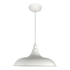 Kit Utron 5 Luminárias Pendente Prato Bedd Retrô 32cm Branco Foto mini 4