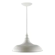 Kit Utron 5 Luminárias Pendente Prato Bedd Retrô 32cm Branco Foto  mini 1