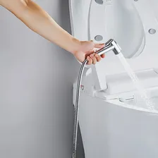 Kit Valvula Registro Duplo + Ducha Higienica + Engate 60cm Cor Prateado Foto mini  3