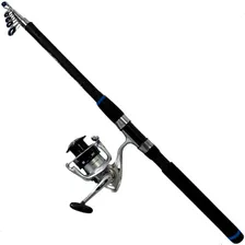 Kit Vara Telescopica Molinete + Porta Vara Linha Pesca Praia Cor Kit Vara 2.70m Molinete Porta Vara Foto mini 4