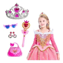 Kit Varinha Magica De Princesa Rosa E Acessorios - Castela Foto mini  2