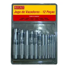 Kit Vazadores De Couro Borracha Plástico 3 A 19 Mm 12 Pcs Foto mini 4