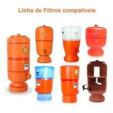 Kit Vela Filtro Barro Tripla Ação Esterilizante + Torneira Foto mini 2