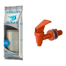 Kit Vela Filtro Barro Tripla Ação Esterilizante + Torneira Foto mini 1