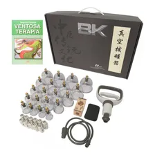 Kit Ventosa 20 Copos Bk Com Livro Ventosaterapia Foto mini 1