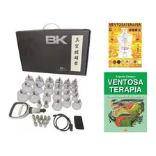 Kit Ventosa Bk Com 24 Copos + Mapa Ventosaterapia Foto  mini 1