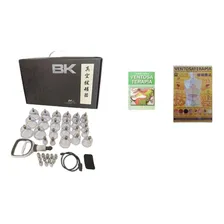 Kit Ventosa Para Acupuntura Bk 24 Copos C/ Livro + Foto  mini 1