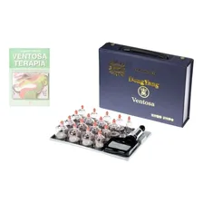 Kit Ventosas Para Acupuntura 17 Copos + Livro Ventosaterapia Foto mini 1