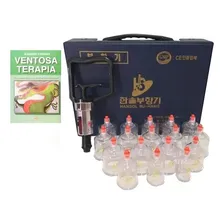 Kit Ventosas Para Acupuntura 17 Copos + Livro Ventosaterapia Foto mini 4