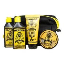 Kit Viagem Danger Barba Forte 4 Produtos + Necessaire Foto mini 3