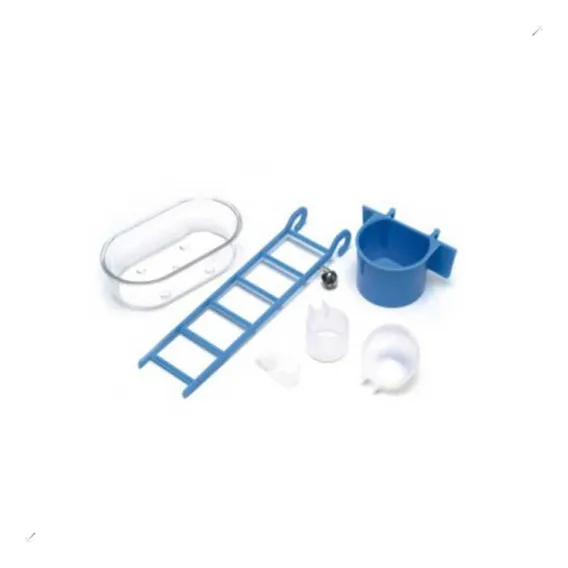 Kit Vida Pássaros Periquito Azul Tudopet Único Foto 1