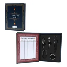Kit Vinho 5 Peças Estojo Saca Rolhas Tampa Abridor Foto mini  3