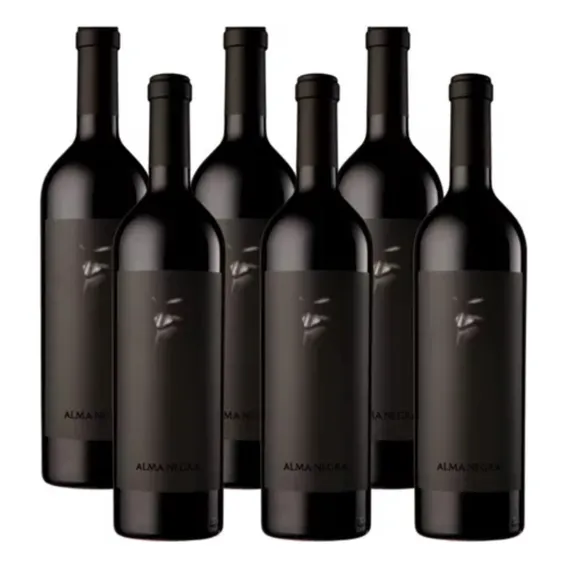 Kit Vinho Alma Negra Mistério Cx 6 Unidades Foto 1