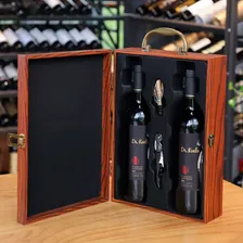 Kit Vinho Maleta Duas Garrafas E Acess贸rios Luxo Foto mini 3