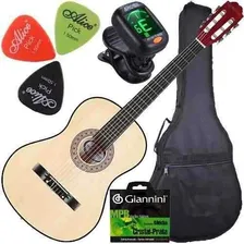 Kit Violão Clássico Acústico Nylon Capa Foto  mini 1