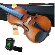 Kit Violino Barth Old 4/4 C/ Case+ Espaleira+ Afinador Cr Cor Marrom-escuro Foto mini 2