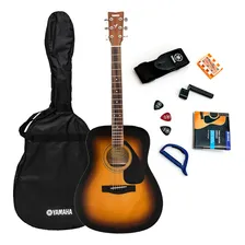 Kit ViolĂŁo Folk AcĂșstico F310p Tbs Tobacco Sunburst Yamaha Foto mini 1