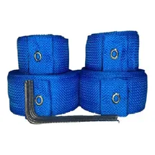 Kit Volei Rede 4 Lonas Bola Fitas De Marcação + Cabo De Aço Foto mini 3