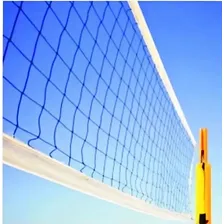 Kit Volei Rede 4 Lonas Bola Fitas De Marcação + Cabo De Aço Foto mini 2