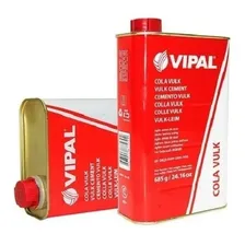 Kit Vulcanite Reparo Quente Borracha 1kg Cola 900  Vipal Foto mini 4