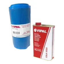 Kit Vulcanite Reparo Quente Borracha 1kg Cola 900  Vipal Foto  mini 1