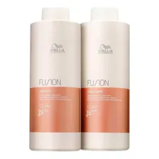 Kit Wella Fusion Shampoo 1000ml + Condicionador 1000ml Foto mini 1