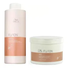 Kit Wella Fusion Shampoo 1000ml + Máscara 500ml Foto  mini 1