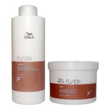 Kit Wella Fusion - Shampoo 1l + Máscara 500ml Foto mini 2