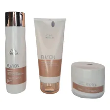Kit Wella Fusion Shampoo + Condicionador + Máscara Foto  mini 1