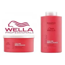 Kit Wella Invigo Color Brilliance (shampoo 1l+mascara 500ml) Foto mini 2