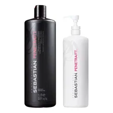 Kit Wella Sebastian Penetraitt Shampoo 1l+ Máscara 500ml Foto mini 1