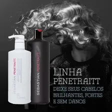 Kit Wella Sebastian Penetraitt Shampoo 1l+ Máscara 500ml Foto mini 2