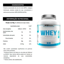 Kit Whey Foods 2kg + Premium Glutamina + Coqueteleira Brn Sabor Morango Foto mini 2