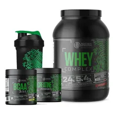 Kit Whey Protein Complex Blend + Bcaa + Creatina + Shaker Foto mini 1