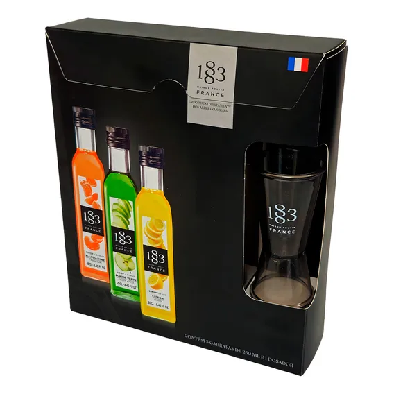 Kit Xarope 1883 Sabores 250ml + Dosador Duplo Foto 1