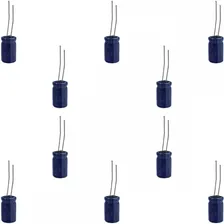 Kit10 Capacitor Eletrolitico Panasonic 2200uf 16v Eca-1cm222 Foto  mini 1