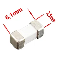 Kit10 Fusível Smd 1808 Cerâmico 2a 125v Foto mini  3